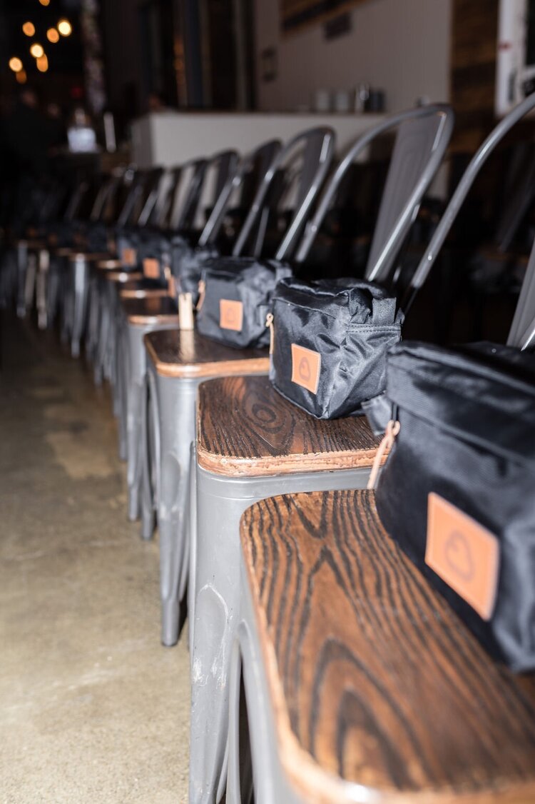 chairs in our microbrewery event space rental